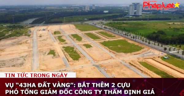 Vụ “43ha đất vàng”: Bắt thêm 2 cựu phó tổng giám đốc công ty thẩm định giá