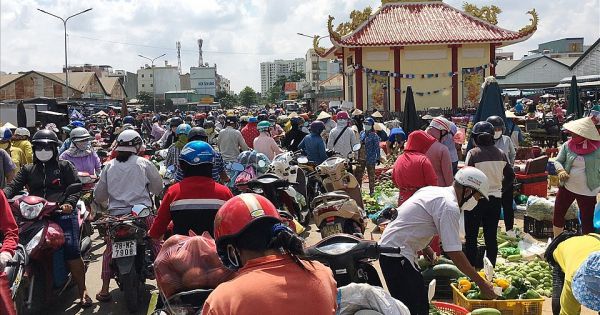 Các chợ đầu mối có nguy cơ lây nhiễm cao