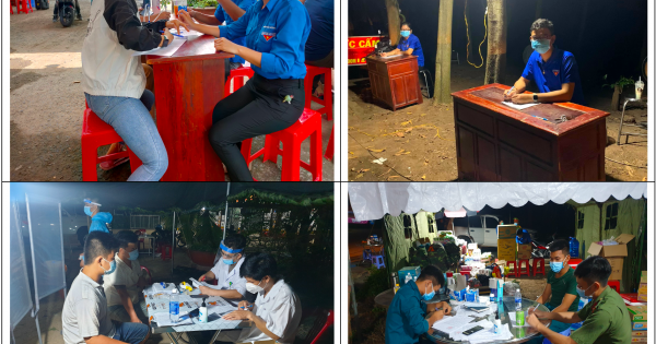 Bình Phước: Lan tỏa sức trẻ tại các chốt kiểm soát giao thông, phòng chống Covid-19