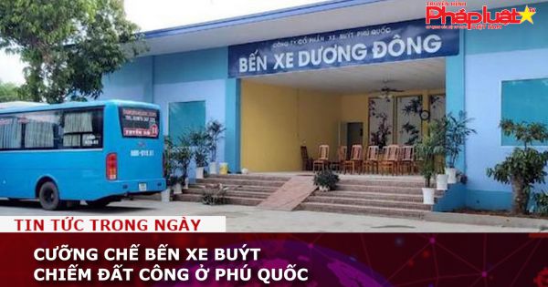Cưỡng chế bến xe buýt chiếm đất công ở Phú Quốc