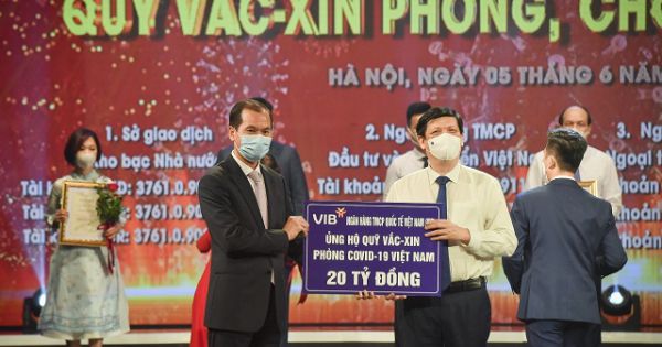 VIB cùng ngành ngân hàng đóng góp vào Quỹ vắc-xin phòng Covid-19