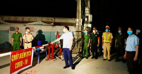 Vĩnh Long lập 9 chốt kiểm soát dịch COVID-19