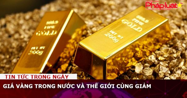 Giá vàng trong nước và thế giới cùng giảm