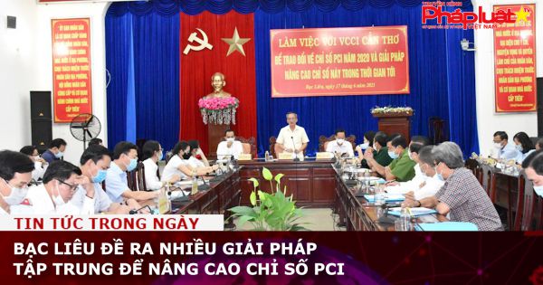 Bạc Liêu: Nhiều giải pháp tập trung để nâng cao chỉ số PCI