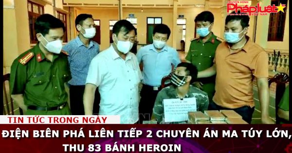 Điện Biên phá liên tiếp 2 chuyên án ma túy lớn, thu 83 bánh heroin