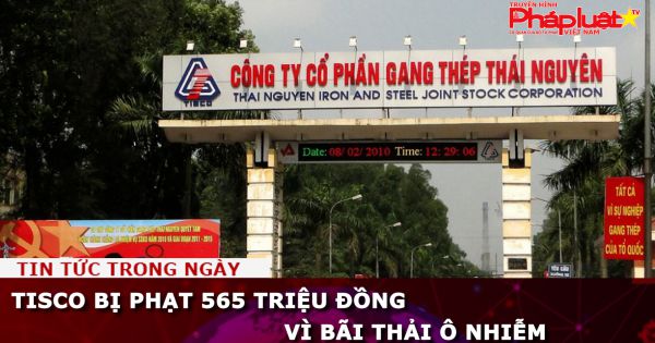 TISCO bị phạt 565 triệu đồng vì bãi thải ô nhiễm
