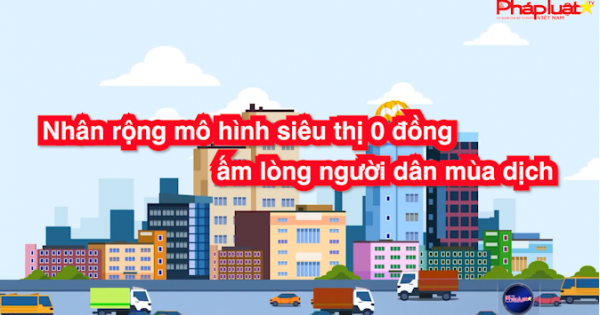 Nhân rộng mô hình siêu thị 0 đồng – ấm lòng người dân mùa dịch