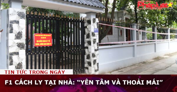F1 cách ly tại nhà: “Yên tâm và thoải mái”
