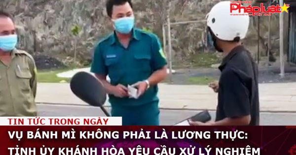 Vụ bánh mì không phải là lương thực: Tỉnh ủy Khánh Hòa yêu cầu xử lý nghiêm