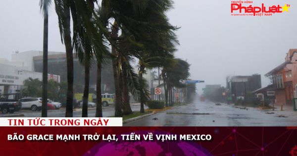Bão Grace mạnh trở lại, tiến về Vịnh Mexico
