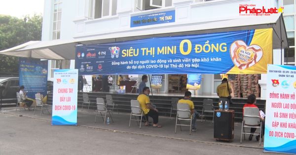 Quận Tây Hồ: “Siêu thị mini 0 đồng” đồng hành, hỗ trợ người dân vượt qua cơn bão COVID-19