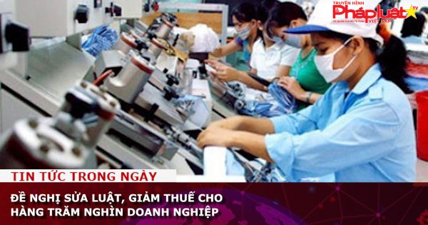 Đề nghị sửa luật, giảm thuế cho hàng trăm nghìn doanh nghiệp