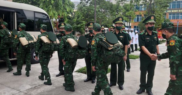 Lễ xuất quân tăng cường lực lượng Quân y BĐBP cho các tỉnh phía Nam thực hiện nhiệm vụ phòng, chống dịch Covid-19