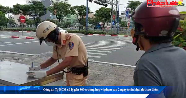 Công an TP HCM xử lý gần 800 trường hợp vi phạm sau 2 ngày triển khai đợt cao điểm