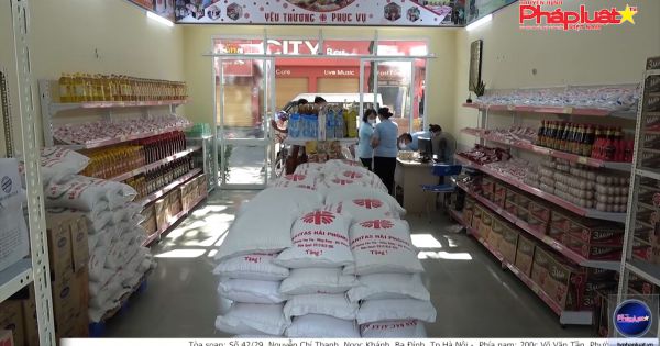 Hải Phòng: Siêu thị mini “0 đồng” ấm lòng giữa mùa đại dịch