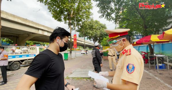 Công An TP Hà Nội: Tổ công tác liên ngành Y7 kiểm soát chặt người dân ra đường không có lý do