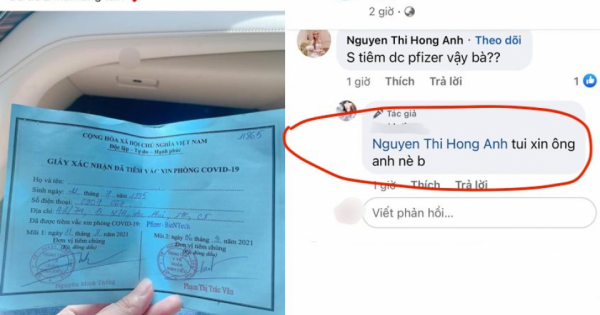 Tạm đình chỉ Phó chủ tịch phường liên quan cô gái tiêm vaccine nhờ “xin ông anh”
