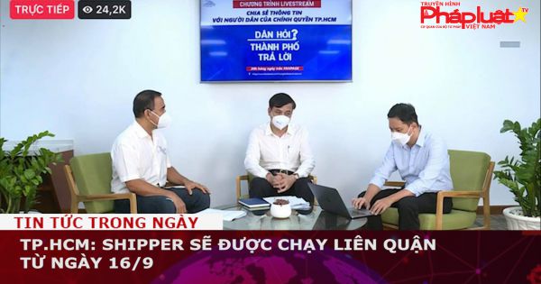 TP.HCM: Shipper sẽ được chạy liên quận từ ngày 16/9