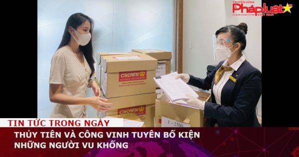 Thủy Tiên và Công Vinh tuyên bố kiện những người vu khống