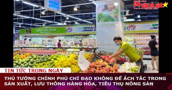 Thủ tướng Chính phủ chỉ đạo không để ách tắc trong sản xuất, lưu thông hàng hóa, tiêu thụ nông sản