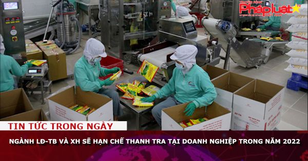 Ngành LĐ-TB và XH sẽ hạn chế thanh tra tại doanh nghiệp trong năm 2022