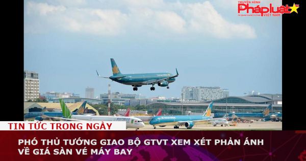 Phó Thủ tướng giao Bộ GTVT xem xét phản ánh về giá sàn vé máy bay