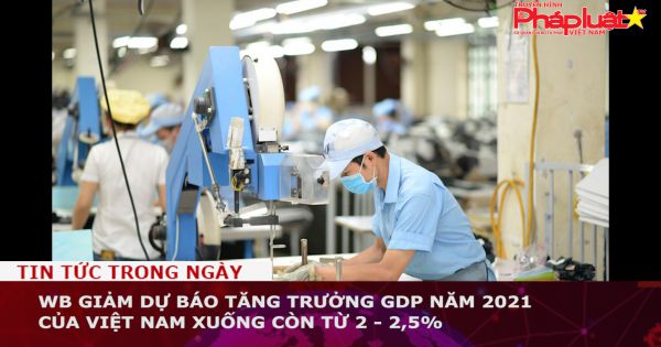 WB giảm dự báo tăng trưởng GDP năm 2021 của Việt Nam xuống còn từ 2 - 2,5%