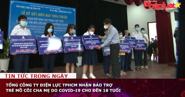 Tổng công ty Điện lực TPHCM nhận bảo trợ trẻ mồ côi cha mẹ do Covid-19 cho đến 18 tuổi