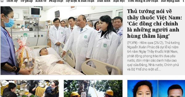 Truyền hình Báo Pháp luật Việt Nam đứng top 10 trên Alexa.com