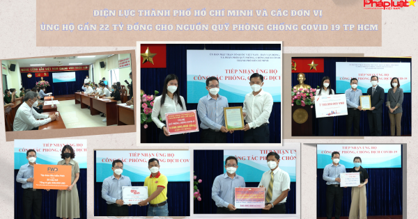 Điện lực TPHCM và các đơn vị ủng hộ gần 22 tỷ đồng cho nguồn quỹ Phòng chống Covid 19 của TP