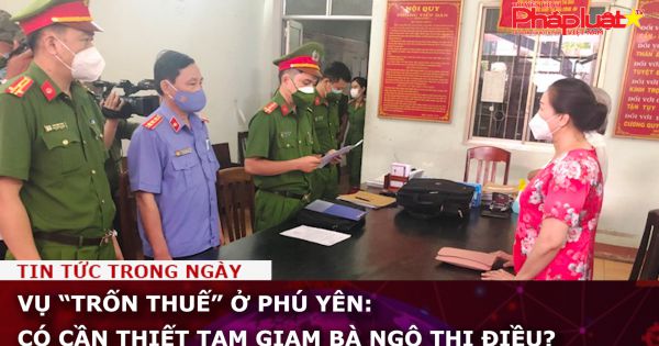 Vụ “trốn thuế” ở Phú Yên: Có cần thiết tạm giam bà Ngô Thị Điều?