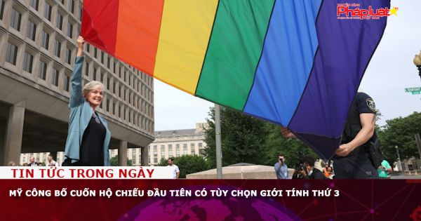 Mỹ công bố cuốn hộ chiếu đầu tiên có tùy chọn giới tính thứ 3