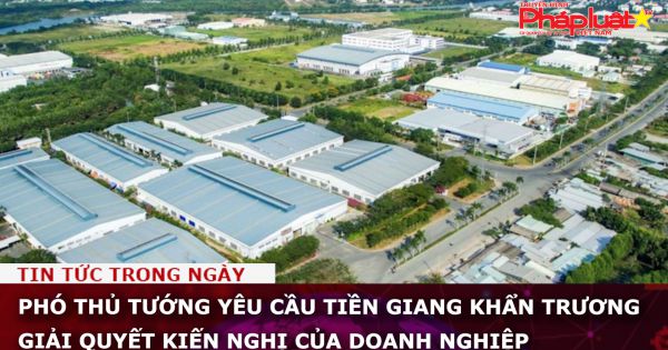 Phó Thủ tướng yêu cầu Tiền Giang khẩn trương giải quyết kiến nghị của doanh nghiệp