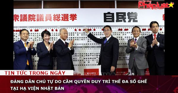 Đảng Dân chủ Tự do cầm quyền duy trì thế đa số ghế tại Hạ viện Nhật Bản