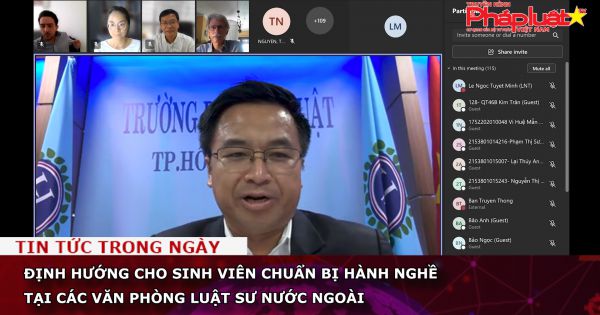 Định hướng cho sinh viên chuẩn bị hành nghề tại các văn phòng luật sư nước ngoài