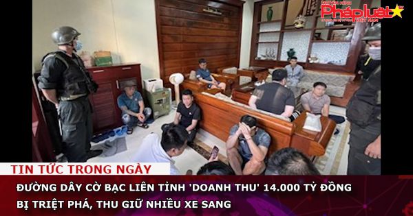 Đường dây cờ bạc liên tỉnh 'doanh thu' 14.000 tỷ đồng bị triệt phá, thu giữ nhiều xe sang