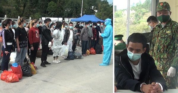 36 công dân và 01 đối tượng truy nã được Trung Quốc trao trả tại Cao Bằng