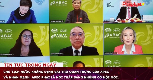 Chủ tịch nước khẳng định vai trò quan trọng của APEC: 