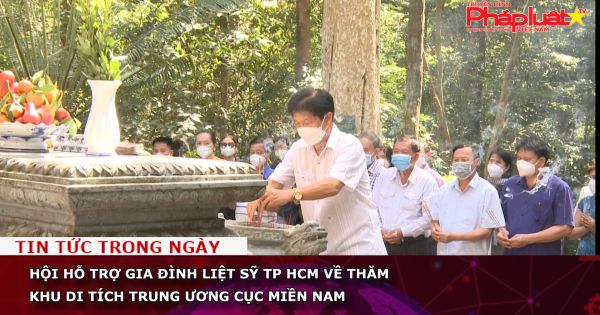 Hội Hỗ trợ gia đình liệt sỹ TP HCM về thăm Khu di tích Trung ương Cục miền Nam