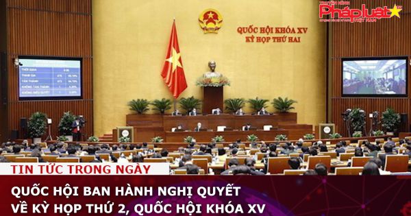 Quốc hội ban hành Nghị quyết về Kỳ họp thứ 2, Quốc hội khóa XV