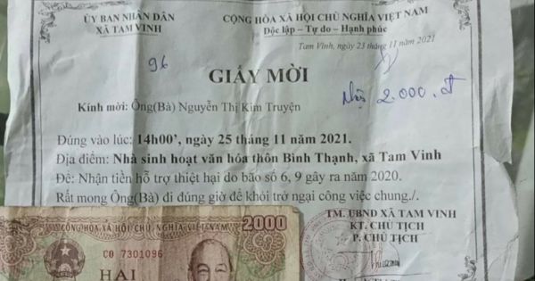 Quảng Nam: Hỗ trợ thiệt hại cho dân do bão chỉ 2.000 đồng, yêu cầu kiểm điểm vì làm việc máy móc