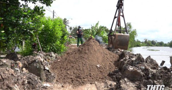 Tiền Giang đề xuất 1.950 tỷ đồng để khắc phục sạt lở ven sông, rạch