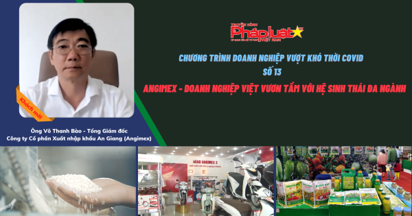 Đồng hành DN vượt khó thời COVID, số 13: ANGIMEX - Doanh nghiệp Việt vươn tầm với hệ sinh thái đa ngành