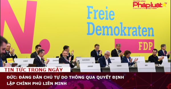 Đức: Đảng Dân chủ Tự do thông qua quyết định lập chính phủ liên minh
