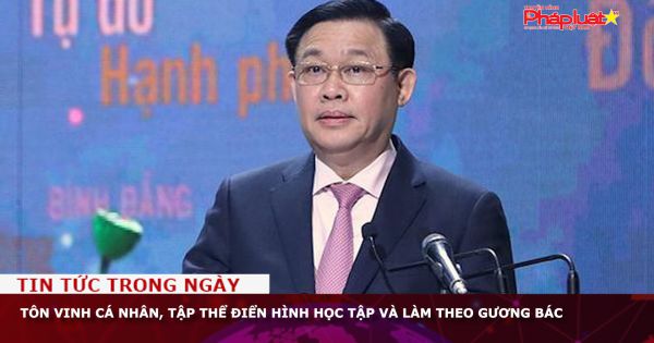 Tôn vinh cá nhân, tập thể điển hình học tập và làm theo gương Bác
