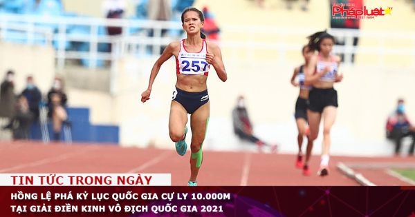 Hồng Lệ phá kỷ lục quốc gia cự ly 10.000m tại giải điền kinh vô địch quốc gia 2021