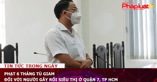 Phạt 6 tháng tù giam đối với người gây rối siêu thị ở quận 7, TP HCM