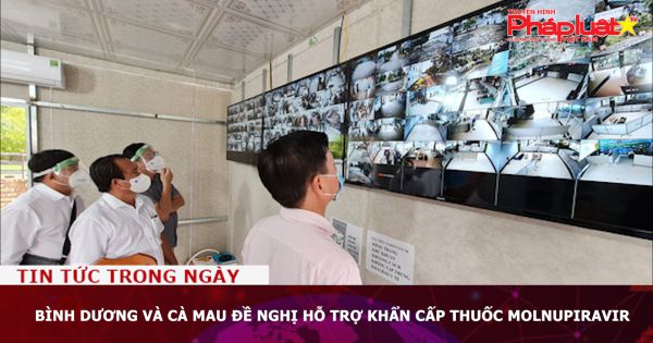 Bình Dương và Cà Mau đề nghị hỗ trợ khẩn cấp thuốc Molnupiravir