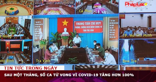 Sau một tháng, số ca tử vong vì Covid-19 tăng hơn 100%
