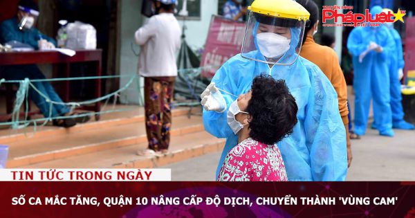 Số ca mắc tăng, Quận 10 nâng cấp độ dịch, chuyển thành 'vùng cam'